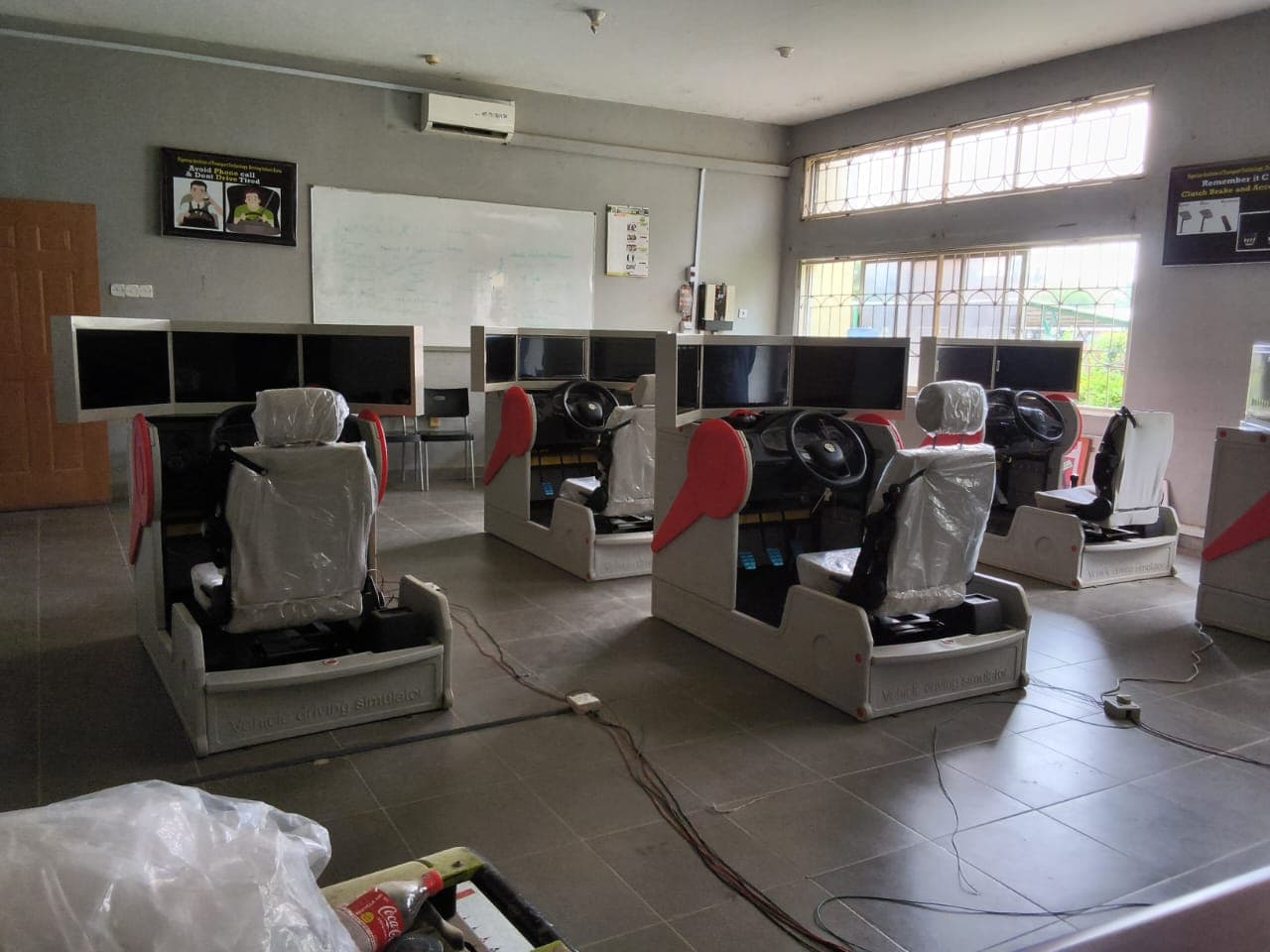 Professional driving simulator laboratory at NITT